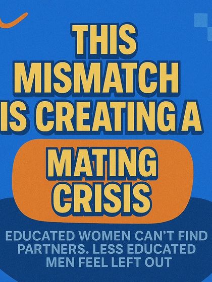 Part of our infographic series, highlighting the 'mating crisis' and why our IRL events are more important than ever.