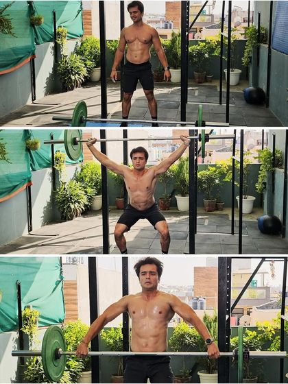 Behind the scenes of a fitness photoshoot. It's always fun to capture the hard work and dedication that goes into this lifestyle.