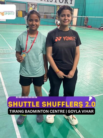 Another happy winner from the Shuttle Shufflers 2.0 tournament. The experience gained from competing is just as valuable as the medal itself.