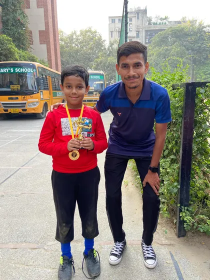 Ojaswi, the Star of the Day, recognized for his all-round performance and positive attitude during the tournament.