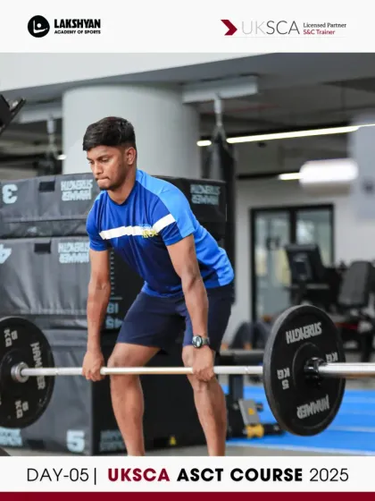 Lakshyan Academy of Sports - Coach & Trainer Education UKSCA Strength & Conditioning Certification photo 26