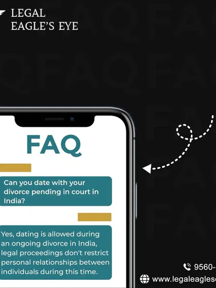 Clients often ask if they can date while their divorce is pending in court in India. This FAQ clarifies that legal proceedings do not restrict personal relationships, providing peace of mind on this sensitive topic.