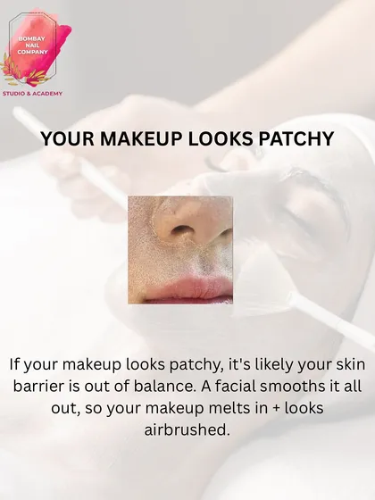 If you've ever felt frustrated because your makeup looks patchy or doesn't sit right, this is why. It's often a sign that your skin's surface is uneven. A facial helps to smooth out that base, creating a perfect canvas so your makeup looks flawless.