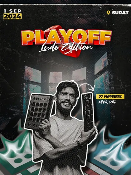 Bringing the energy to Surat for the Playoff Ludo Edition. It's always a great feeling to travel to different cities and connect with new crowds.
