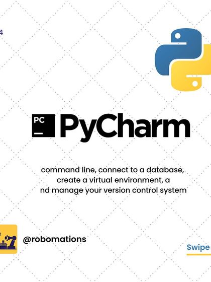 PyCharm is a professional grade Python editor with powerful features. It allows you to connect to a database, manage version control, and much more.