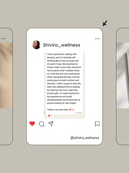This client's feedback on their panoramic reading truly touched my heart. It’s a powerful reminder that sometimes we just need to feel seen and validated. My sessions are a safe space to voice what's on your mind, even the things you haven't fully clarified for yourself, and find both comfort and direction.