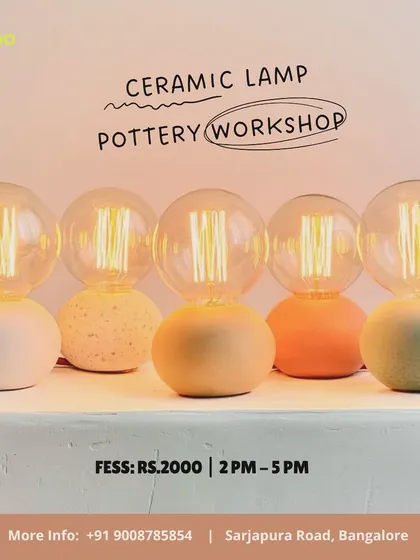 Light up your home with something you made yourself. Our ceramic lamp workshop is one of our most loved sessions, where you can craft a functional piece of art that’s completely unique to you.
