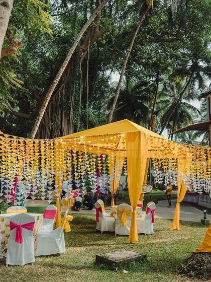Flinters Management - Custom Wedding Design & Decor Vibrant Haldi Carnivals photo 6