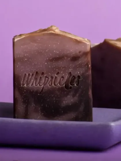 Our Lavender Amethyst soap is a gorgeous blend of lavender and vanilla. It's crafted with coconut oil, olive oil, and kokum butter for a creamy, conditioning lather.