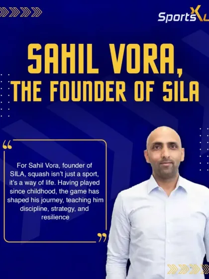 We partner with people who share our passion. Sahil Vora, founder of our sponsor SILA, for whom squash is a way of life.