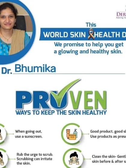 On World Skin Health Day, I promise to help you achieve glowing, healthy skin. This graphic shares some proven ways to keep your skin healthy, like using sunscreen and gentle cleansers.