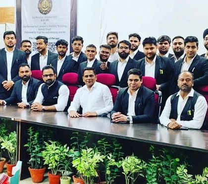 The 'Lawyers4Lawyers' team at the official launch of our mobile app. This was a small step towards our big vision of using technology to support the legal community.