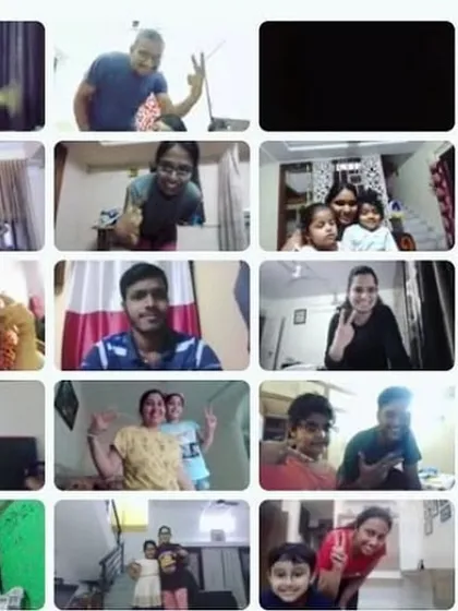 No matter where your team is located, we can connect and have a great time. Here's a look at one of my online corporate Zumba sessions, bringing remote employees together for a shared fitness experience.