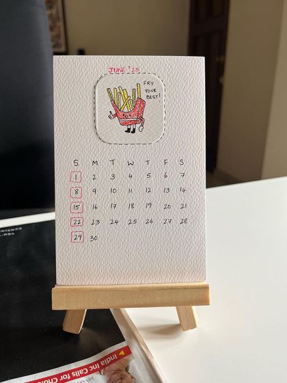Shraddhadoodles - Custom Art & Merchandise Hand-drawn 2025 Desk Calendars photo 9