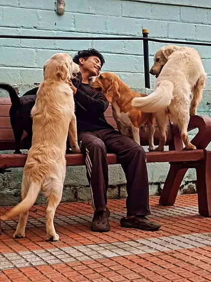 You can see the pure joy on his face. This is more than a job for us.
