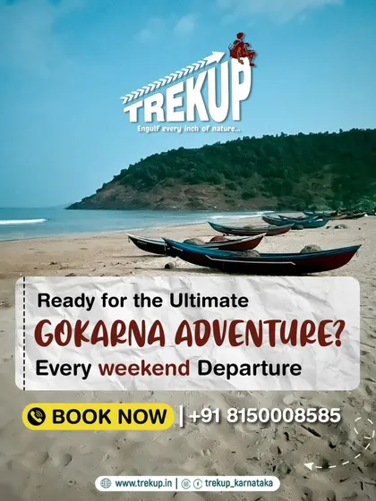 Ready for the ultimate Gokarna adventure? We set up camp right on the sand, so you can fall asleep to the sound of waves. This is what our beach camping experience looks like, a perfect mix of chill vibes and natural beauty.