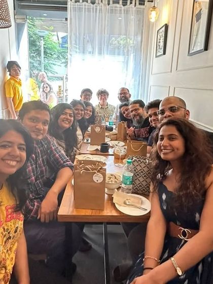 The Headbanger Eats foodie group gathered around a table at Naga Belly, ready to feast. It’s always a joy to host people who are so passionate about food.