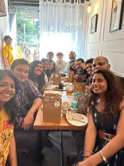The Headbanger Eats foodie group gathered around a table at Naga Belly, ready to feast. It’s always a joy to host people who are so passionate about food.