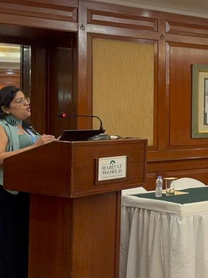 Dr. Itishree Gupta conducting a workshop on thread lifts at the Aesthetics Delhi conference. Our experts not only practice but also teach advanced techniques in the field of cosmetic surgery and dermatology.