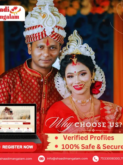 Wondering why you should choose us? We offer 100% verified profiles in a safe and secure environment. This focus on trust allows you to search for your life partner with complete peace of mind.