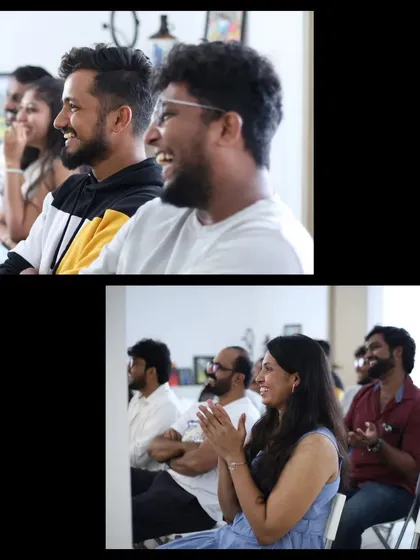 Candid moments of joy and laughter from our audience.