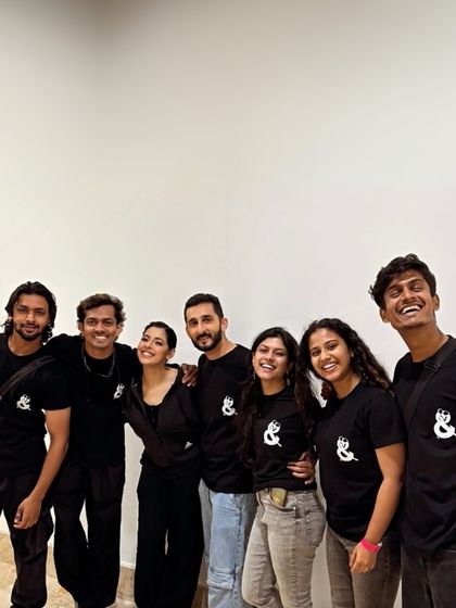 This is our crew, our family. We're so grateful for our amazing team of choreographers who help us make the magic happen, all while wearing our matching AnD shirts.