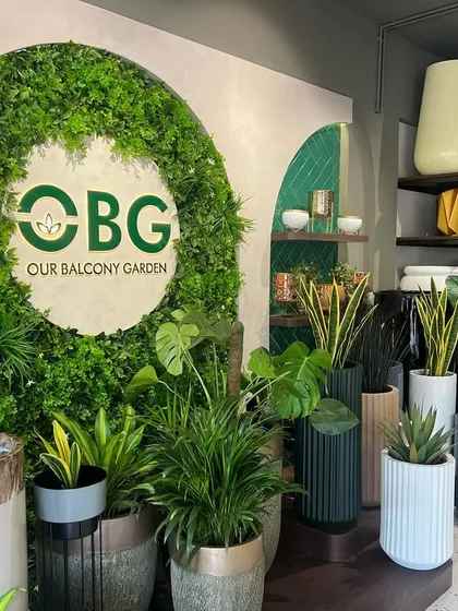 A glimpse into our Kadri store, designed by Archvista Architecture. We wanted to create a space that inspires you, filled with a wide variety of planters and lush plants, including our signature OBG green wall. Come say hello!