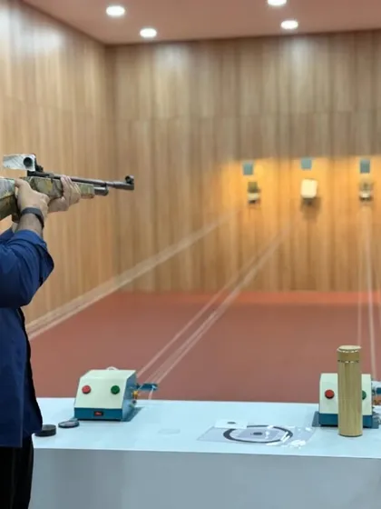 Dynamic leader Mr. Omar Haris Nalapad visited our academy to experience the Olympic sport of shooting. His enthusiasm was inspiring, and it was a privilege to share our passion with him.