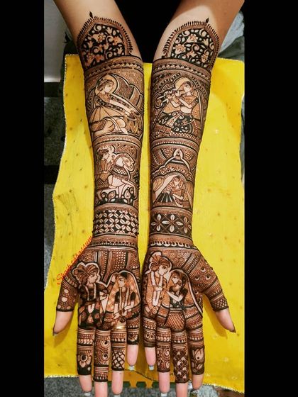 Shaik Tabassum - Destination Wedding Mehendi Storytelling Mehendi: Your Love Story on Your Hands photo 29