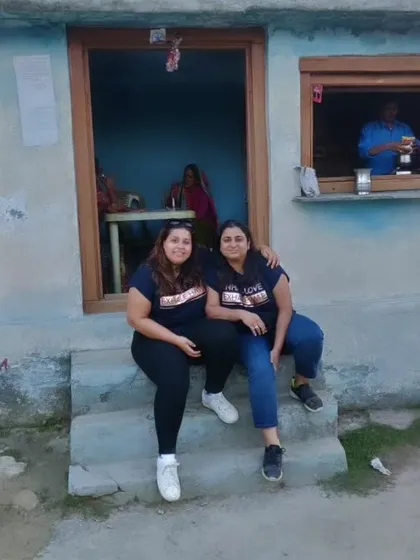 Our founders taking a break during a trip. This photo shows the strong bond of friendship that is the secret ingredient to our success.