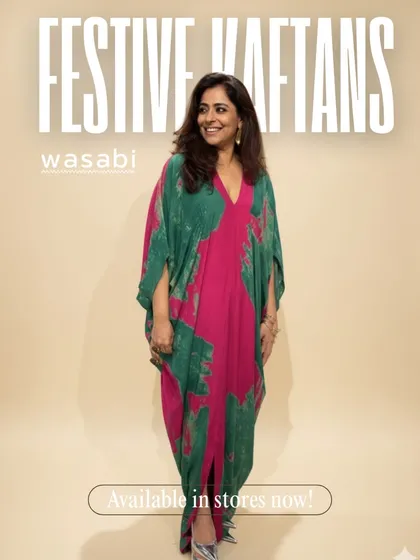 Festive dressing can be easy and breezy. My kaftans are designed for just that, offering a relaxed, flowy silhouette in beautiful prints that are perfect for parties and intimate gatherings.