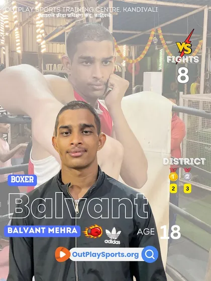 Balvant Mehra, an unstoppable warrior at 18. With multiple district medals, he is a rising star with a never-give-up attitude.