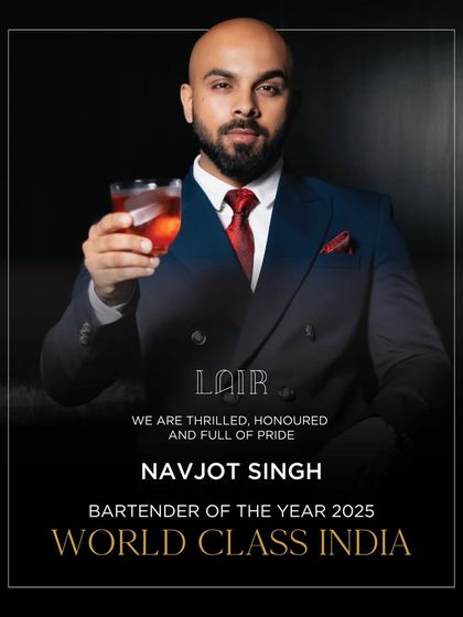 We are thrilled, honoured, and full of pride for Navjot Singh, Bartender of the Year 2025. This award is a celebration of his dedication and immense talent.