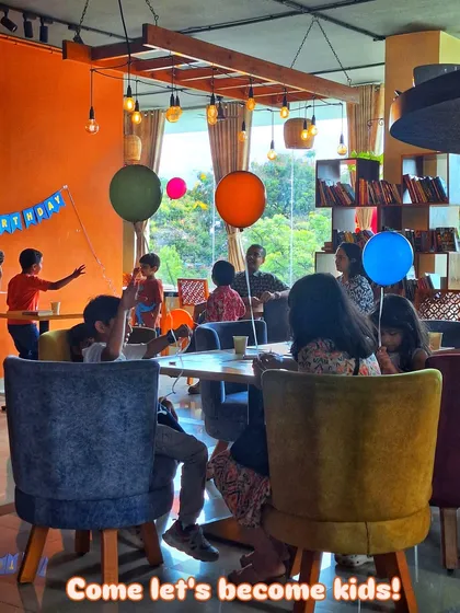 Come let's become kids again. For Children's Day, we invite you to treat your inner child with books, art, board games, and delicious desserts.