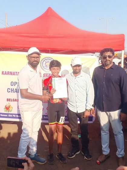 A great start to the year with Siddharth winning a gold and a silver medal at the open state competition in Belgaum.