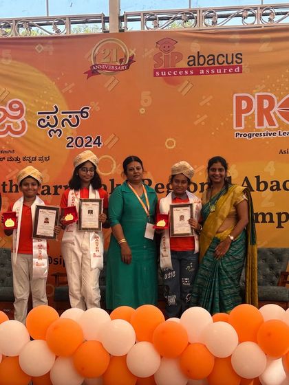Celebrating our graduates at the Prodigy Plus 2024 competition. These students have successfully completed their course and are now receiving their awards on stage.