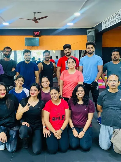 A great turnout for our aerobics class. Love seeing so many people enjoying their fitness journey.