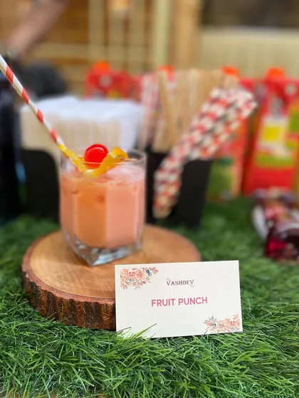 A classic Fruit Punch, a guaranteed crowd-pleaser that's perfect for guests of all ages.
