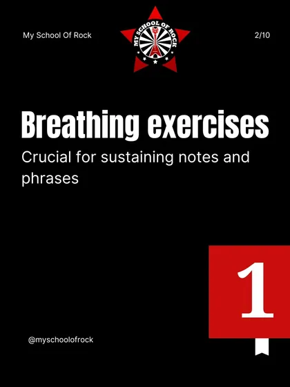 Vocal Exercise 1: Breathing. This is crucial for sustaining notes and phrases. We start with the fundamentals to build a strong vocal foundation.