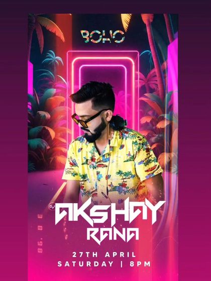 My debut gig at Boho Koramangala. I was excited to bring my signature Bollywood and Punjabi style to a new venue.