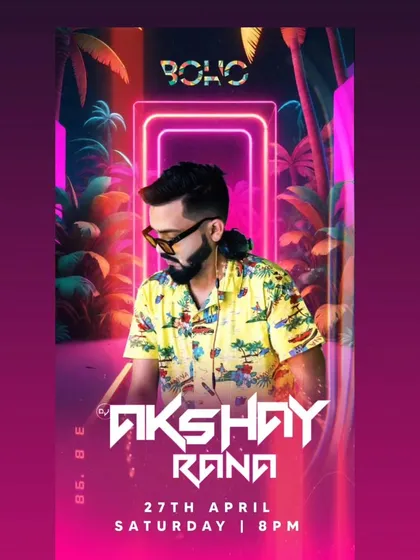 My debut gig at Boho Koramangala. I was excited to bring my signature Bollywood and Punjabi style to a new venue.