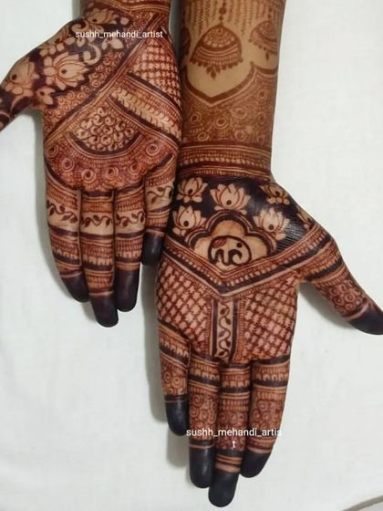Intricate Full Hand & Arm Designs photo 37