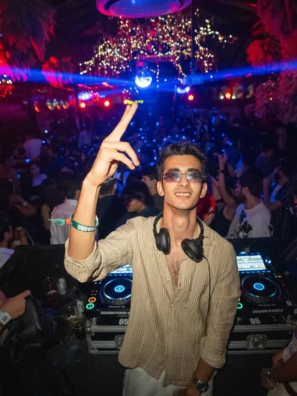 All smiles after a successful set. Bringing new sounds to an appreciative crowd is the best feeling.