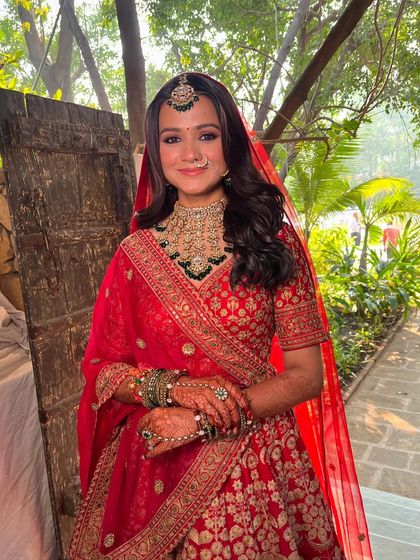 Timeless Red Lehenga Brides photo 51