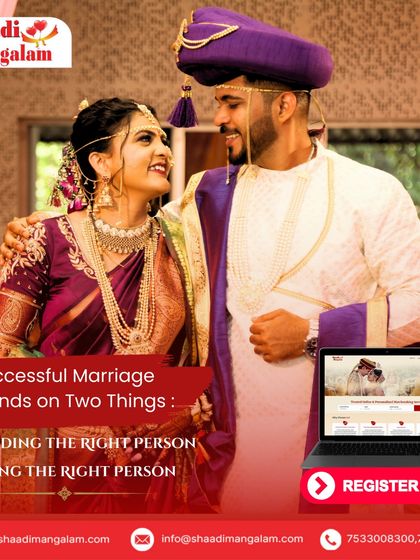 A successful marriage depends on finding the right person and being the right person. We help you with the first part, so you can focus on the second.