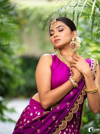 Bhargavi and Poorvika - Ethnic & Fusion Wear Rental Pre-draped & Half Sarees photo 14