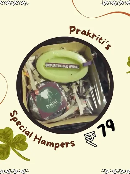 Celebrate the bond of love with our special Raksha Bandhan hampers. This one, with two herbal soaps, is a perfect token of affection for just ₹79.