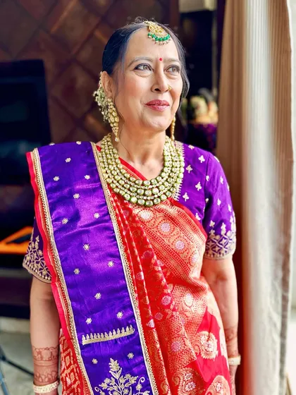 Beauty is ageless. I specialize in creating elegant and graceful looks for mature skin, like this beautiful mother of the bride, ensuring everyone in the family feels their absolute best. 🪷