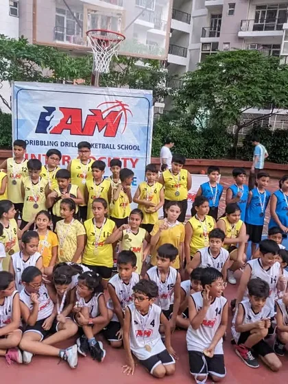 A massive group photo of all the participants and winners from one of our tournaments. It's all about community and competition.