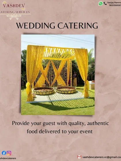 We cook what you dream. This graphic encapsulates our philosophy of providing quality, authentic food delivered right to your wedding or event, ensuring your guests have an unforgettable dining experience.